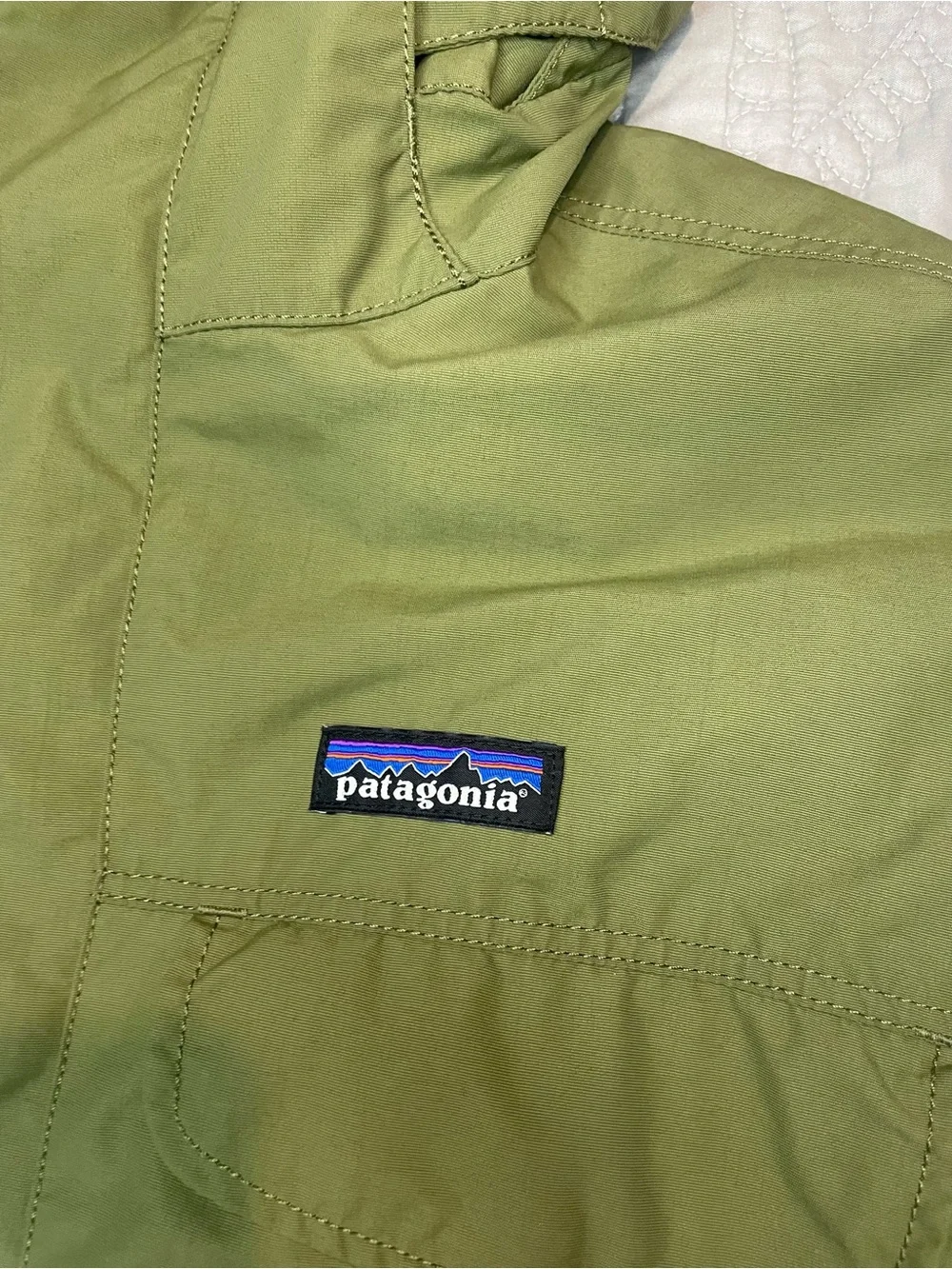 Patagonia Isthmus Parka Military Field Hooded Jacket - industrial Green